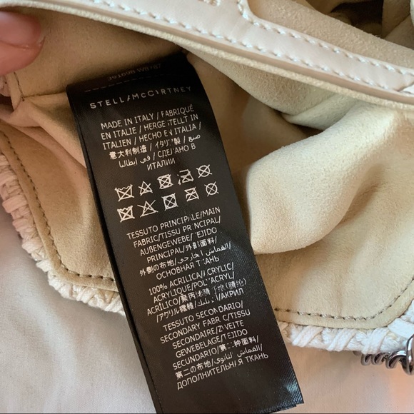 Falabella TINY Crochet Flower Crossbody Tote Bag - Picture 12 of 15